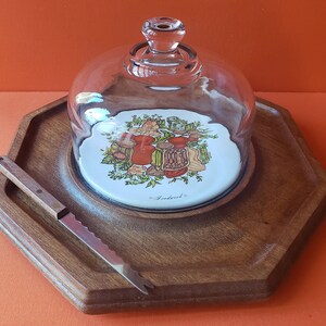 Vintage 1970s Cheese Charcuterie Board
