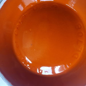 Vintage Mid Century Maurice of California Orange Drip Glaze Ceramic Tureen image 8