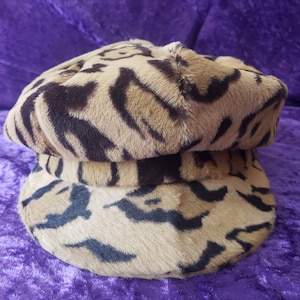 Adolfo Realities Vintage 1960s Mod Faux Fur Leopard Print  display picture 3