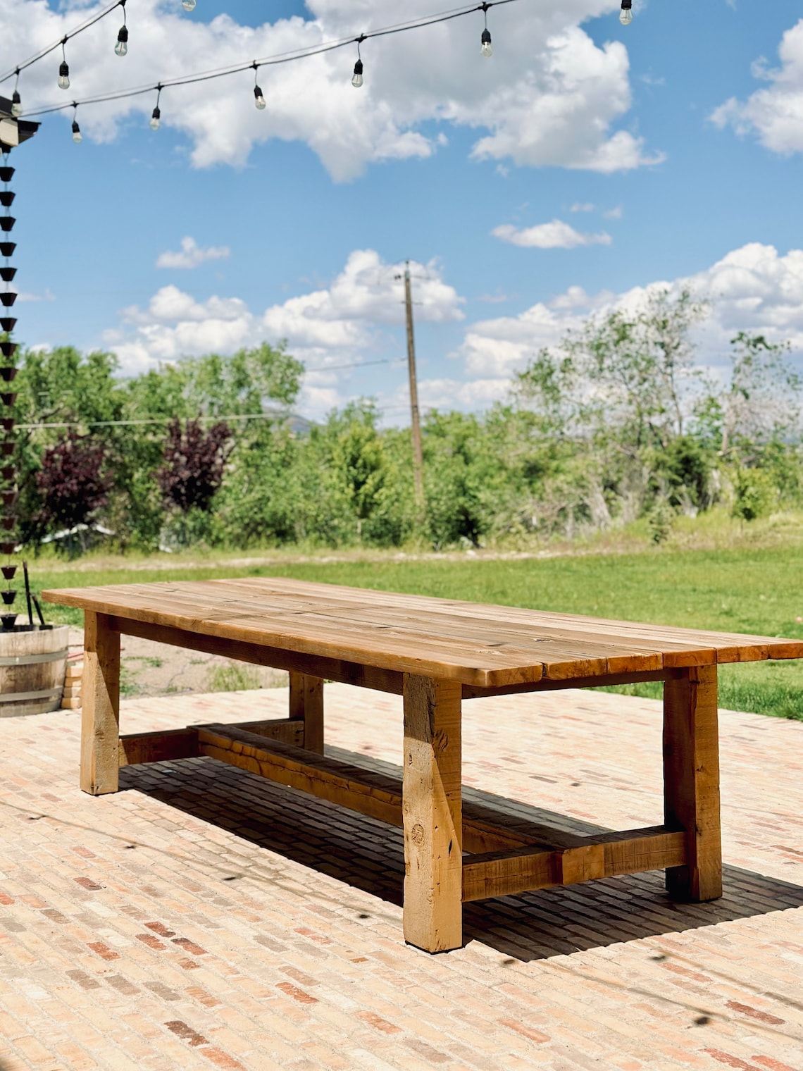 Farmhouse Style Dining Table - Etsy