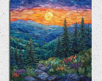 Great Smoky Mountains National Park Refrigerator Magnet Dishwasher Fridge Gift for Nature Lover Park Decor 2-inch Art Tile