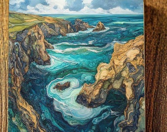 Channel Islands National Park Ceramic Coaster Beautiful Park Vistas Gift for National Park Lover Outdoors Nature Art