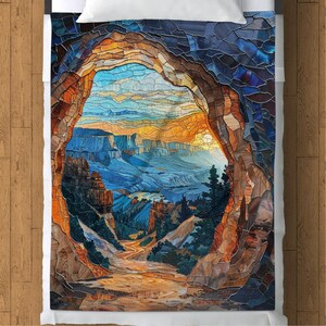Blanket Wind Cave National Park Artic Fleece Blanket (60&quot; x 80&quot;) Park, Nature, Outdoor, Hiking, Camping Lover Artful Outdoors Gift