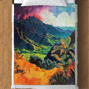 Blanket Haleakal National Park Artic Fleece Blanket (60&quot; x 80&quot;) Park, Nature, Outdoor, Hiking, Camping Lover Artful Outdoors Gift