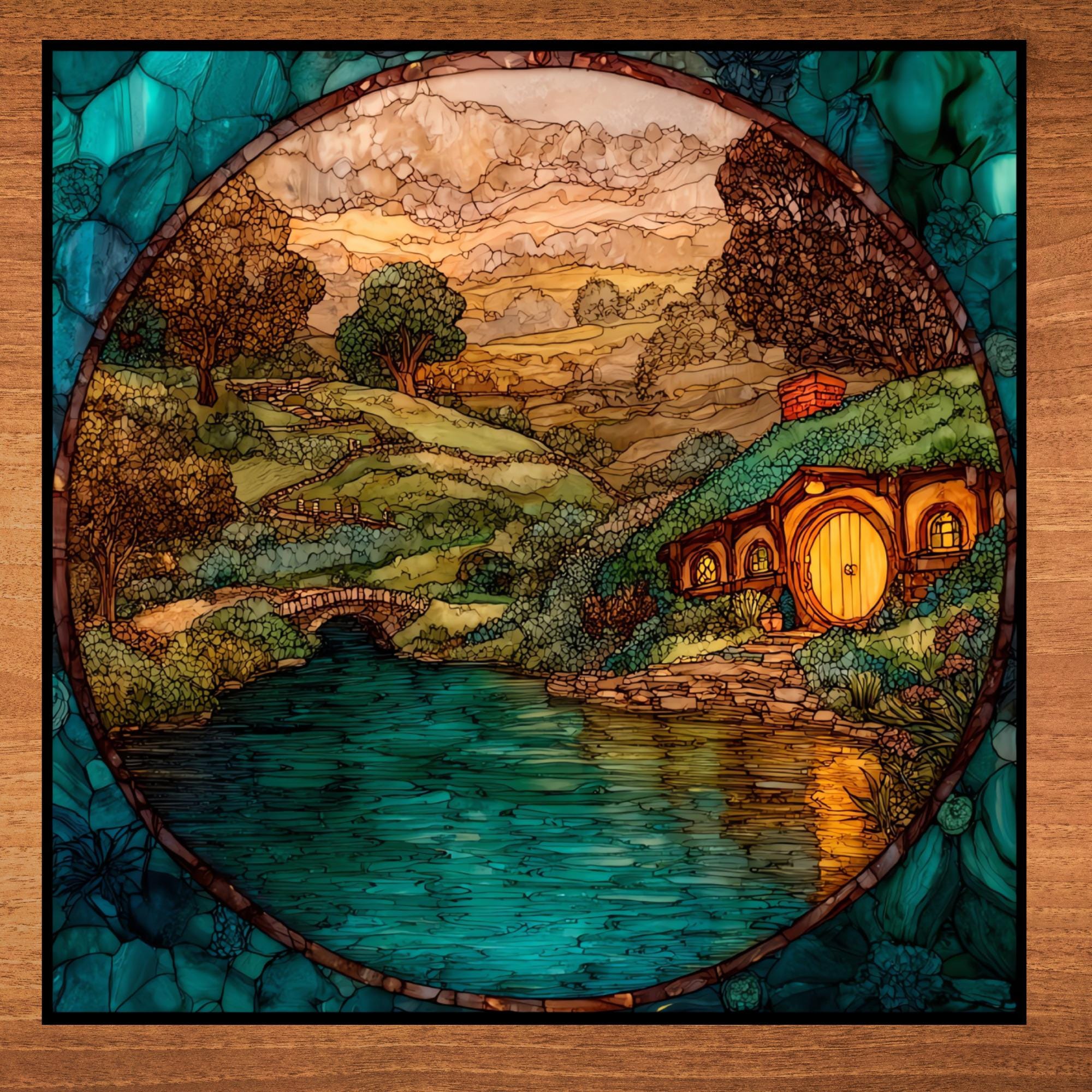 Hobbiton Glass - Etsy