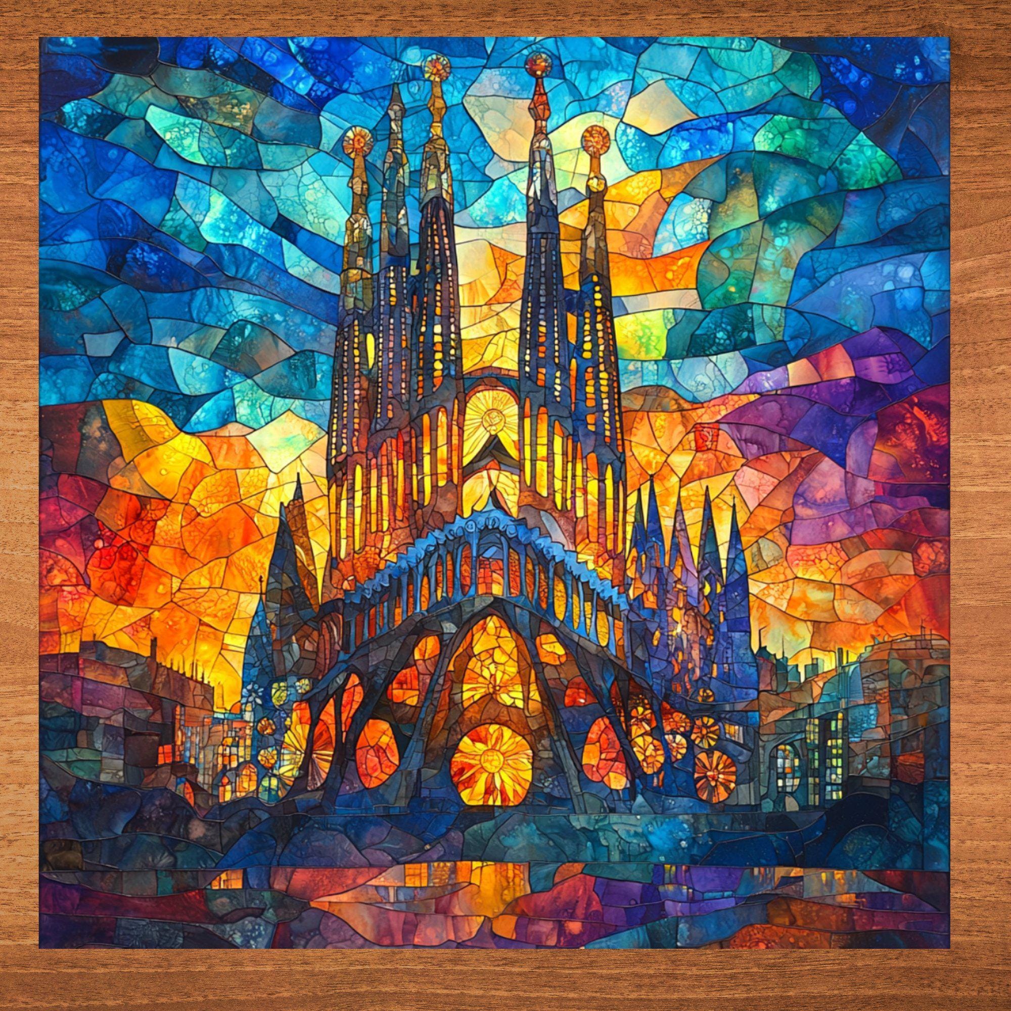Sagrada Familia Art - Etsy