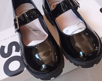 So Newhaven Mary Jane Flat Girls Shoes
