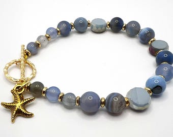 Blue Lagoon Starfish Bracelet