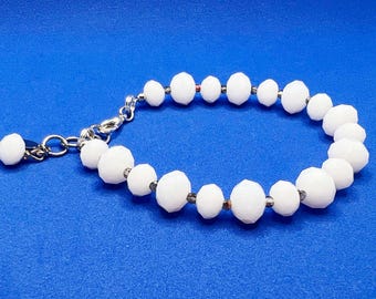 Classic White Crystal Bracelet