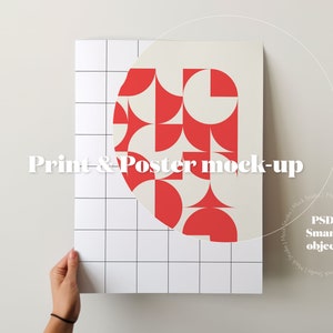 Simple Poster Paper Print Lifestyle mock-up Card Invitation Menu Wedding mockup Minimal Digital template PSD smart object mock up