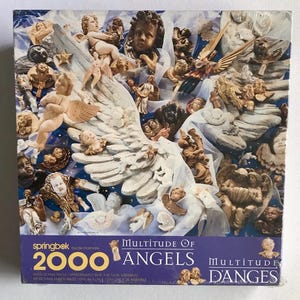 Case-Tete SPRINGBOK Multitude of Angels 34×42 IN 2000 Piece Jigsaw puzzle