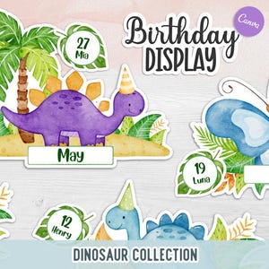 Dinosaur Classroom Birthday Display | Birthday Bunting