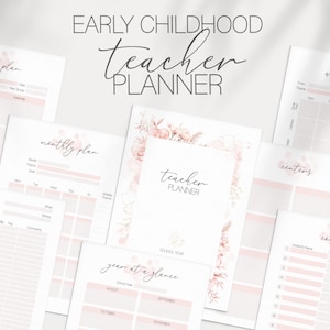 Early Childhood Teacher Planner (Preschool, Kindergarten)