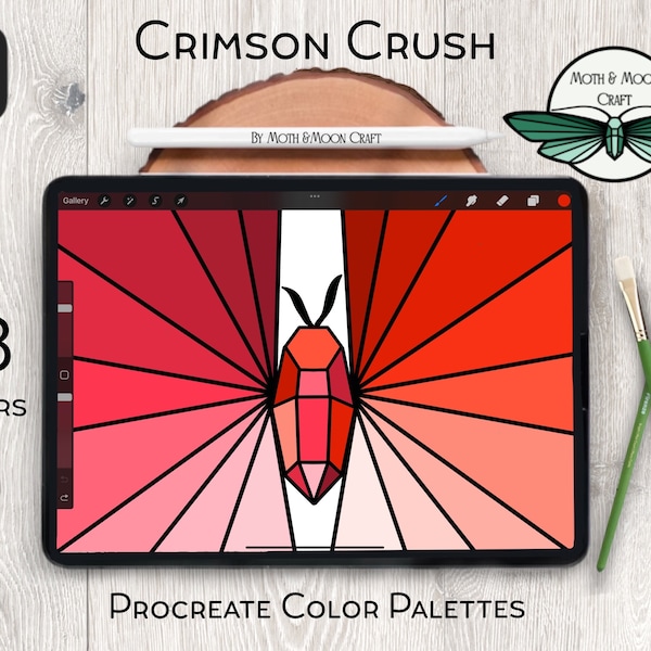 Crimson Crush Procreate Color Palette