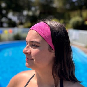 SCUBA accessories Headband Non slip Neoprene Stretchy Headband Gift for SCUBA Diver. Protects from the sun and keeps your hair in check! image 8