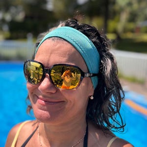SCUBA accessories Headband Non slip Neoprene Stretchy Headband Gift for SCUBA Diver. Protects from the sun and keeps your hair in check! image 7