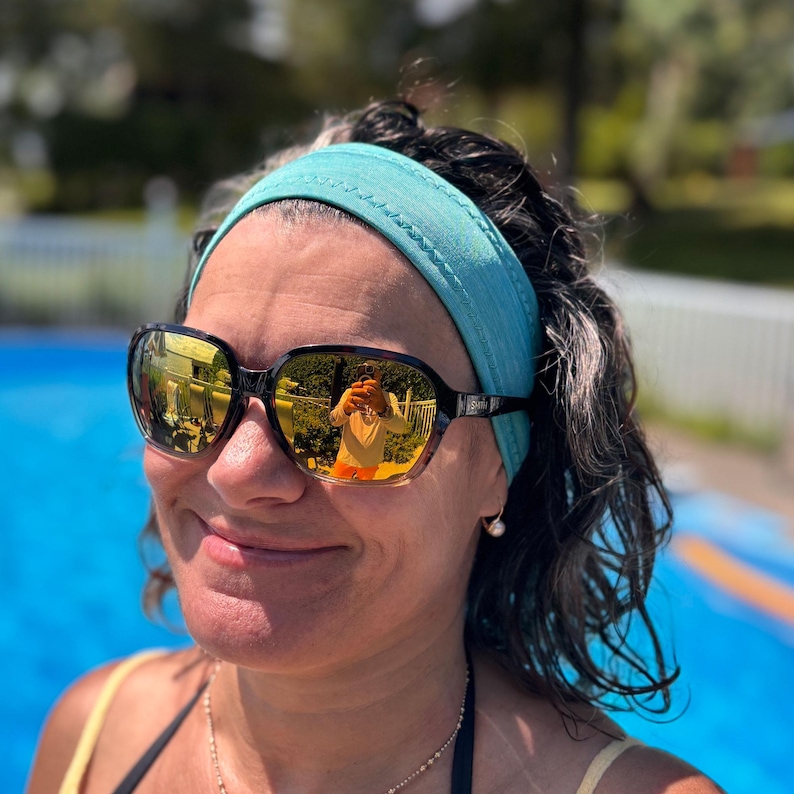 SCUBA accessories Headband Non slip Neoprene Stretchy Headband Gift for SCUBA Diver. Protects from the sun and keeps your hair in check! image 7