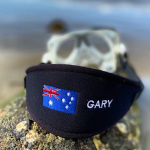 Australian Flag SCUBA mask strap