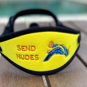 Personalizado e personalizável - Presente para mergulhador - Capa para tira de máscara de mergulho Nudibranch