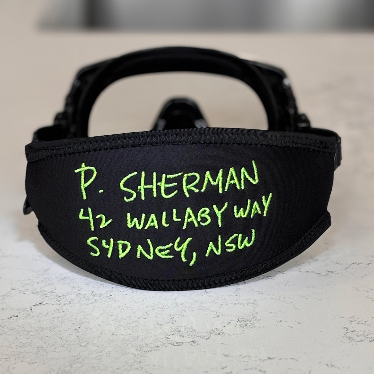 Personalized & Customisable - Scuba Diver Gift - SCUBA mask strap cover