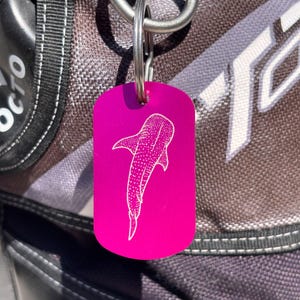 Custom Scuba BCD Tag | Marine Life Engraved Dive Tag | Personalized Gear ID | Diver Gift | Laser Engraved Scuba Tag | Double-Sided BCD Tag