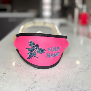 Personalized & Customisable Nudibranch Glaucus atlanticus SCUBA mask strap cover - SCUBA diver gift for your diver who has everything