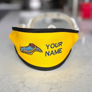 Personalized & Customisable Nudibranch Chromodoris westraliensis SCUBA mask strap cover - SCUBA diver gift for your diver who has everything