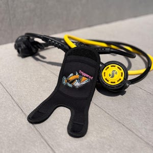 Custom SCUBA Regulator Cover – Neoprene Second Stage Protector with a Triggerfish & Personalized Text – SCUBA Diving Gift
