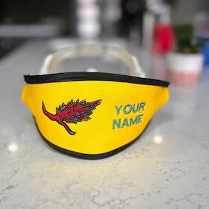 Personalized & Customisable Nudibranch Godiva quadricolor SCUBA mask strap cover - SCUBA diver gift for your diver who has everything
