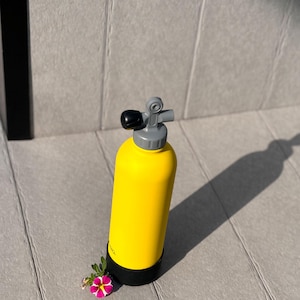SCUBA tank water bottle