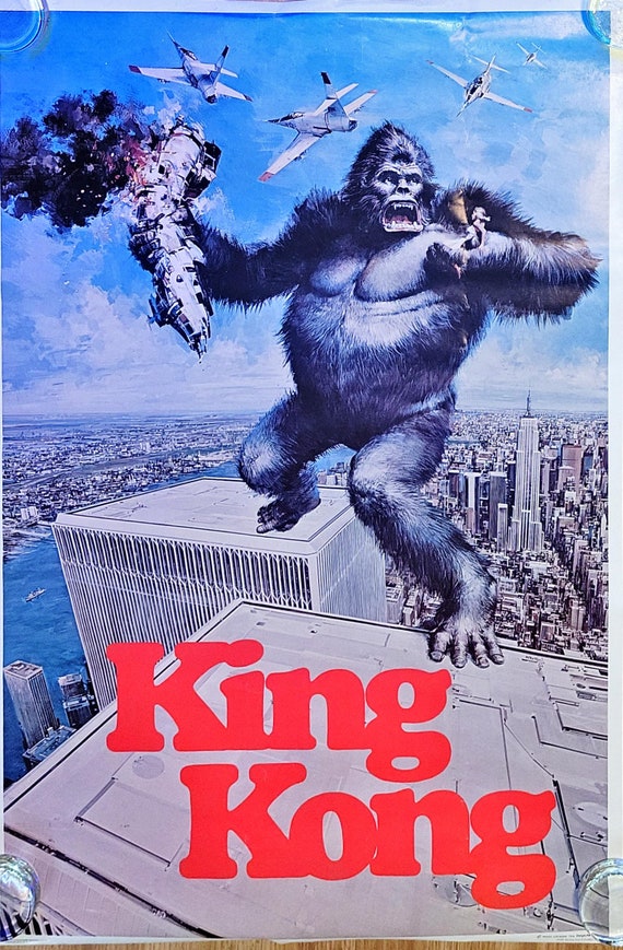 キングコング　76年　アメリカ公開時オリジナルポスター King Kong, Original Vintage 1976 Movie Poster - Etsy