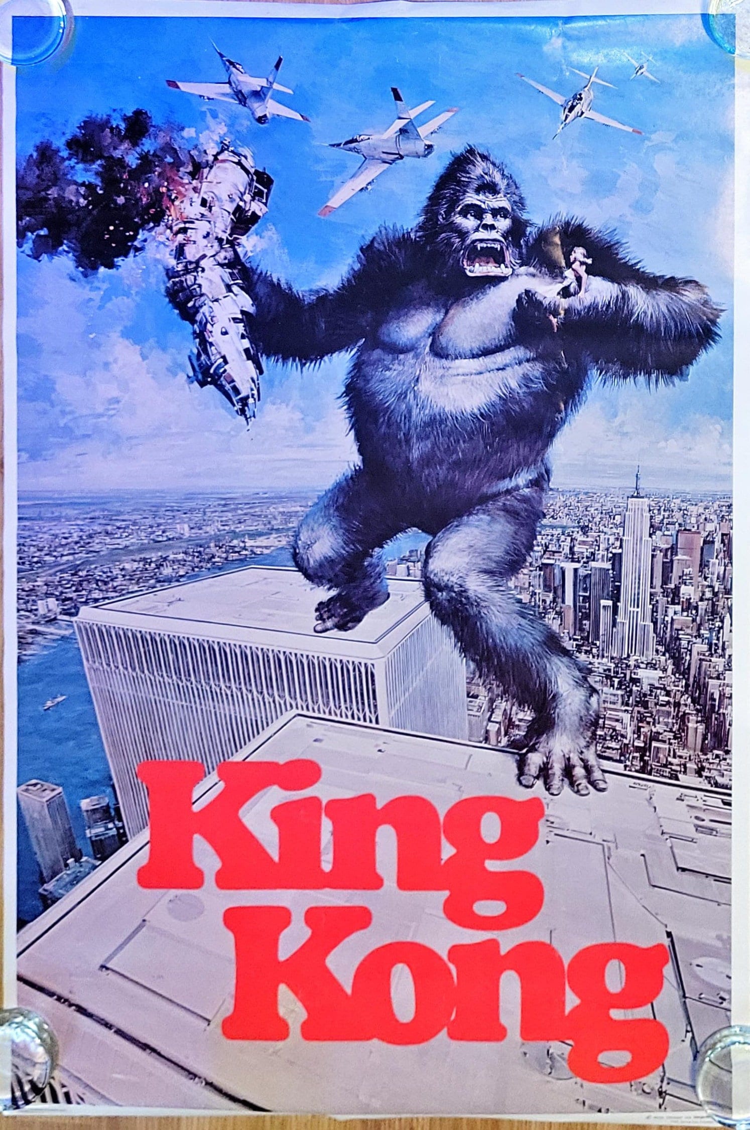King Kong, Original Vintage 1976 Movie Poster Etsy