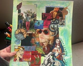Kurt Cobain collage