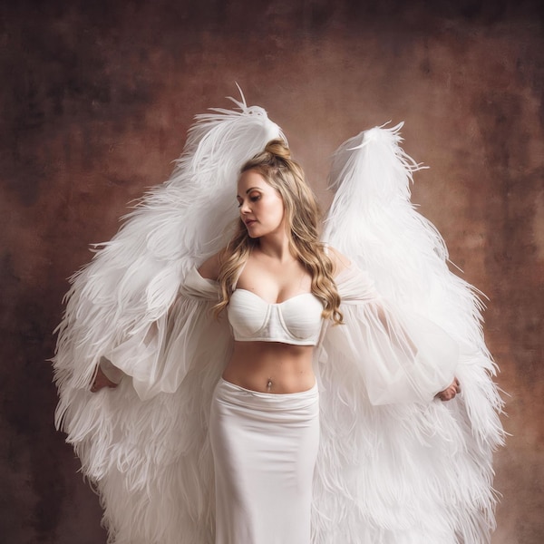 Big white wedding wings photoprops, Big Angel wings, Fotoshooting Requisite, Engelsflügel für Hochzeit, Brautschmuck, Fashion, Kommunion