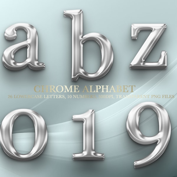 Chrome Alphabet PNG,Silver Chrome Letters PNG Clipart,Metallic Letters,Glam Alphabet PNG,Foil Letters,Bling Alphabet,Luxury,Digital Download