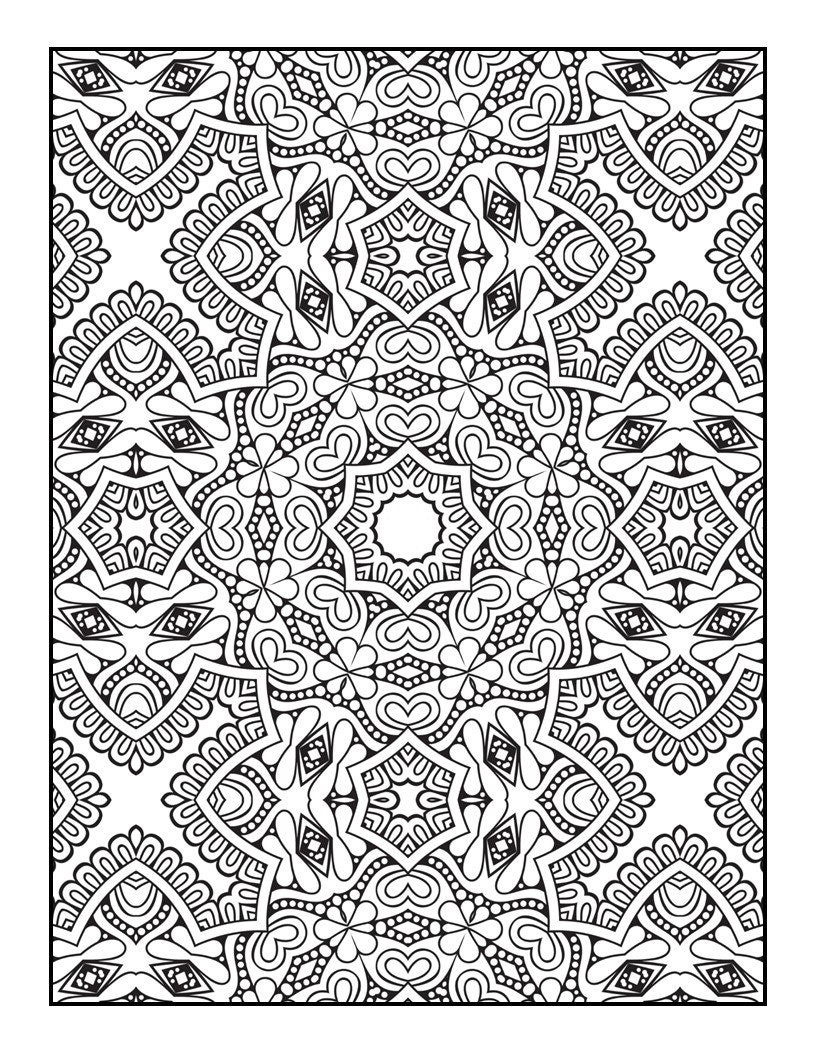 Mandala Coloring Book, Anxiety, Depression, Adult, Child, Stress Relief ...