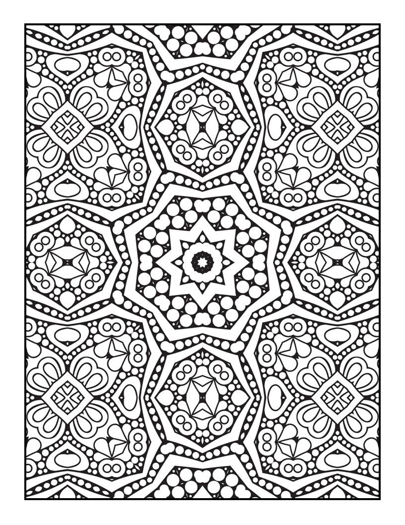 Mandala Coloring Book, Anxiety, Depression, Adult, Child, Stress Relief ...
