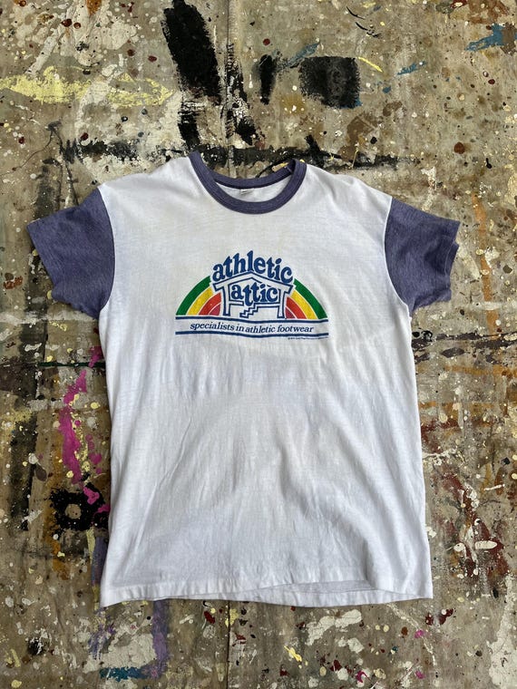vintage 70s ringer t shirt