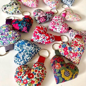 Liberty heart key ring