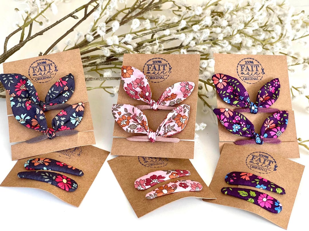 Lot coiffure bébé/fille Liberty (Capel)