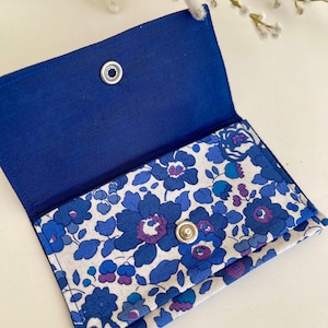 coin purse, card holder, liberty accessory, floral printed wallet, liberty, women's accessory, women's gift, party gift Betsy lavande