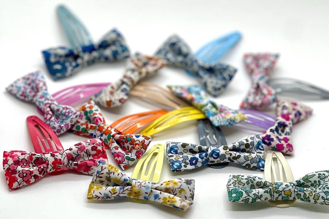 Barrette noeud papillon Liberty