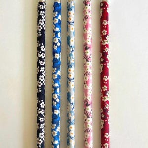 Pencil, personalized pencil, Liberty pencil, Liberty of London, beautiful pencil, drawing pencil, stationery, inexpensive gift, handmade image 10