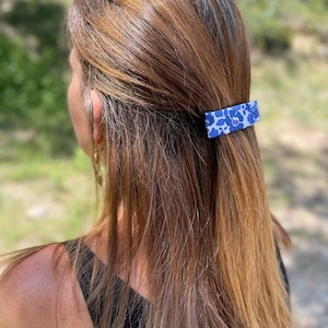 Barrette, barrette femme, grande barrette, barrette liberty, barrette cheveux, accessoire coiffure, accessoire liberty image 9