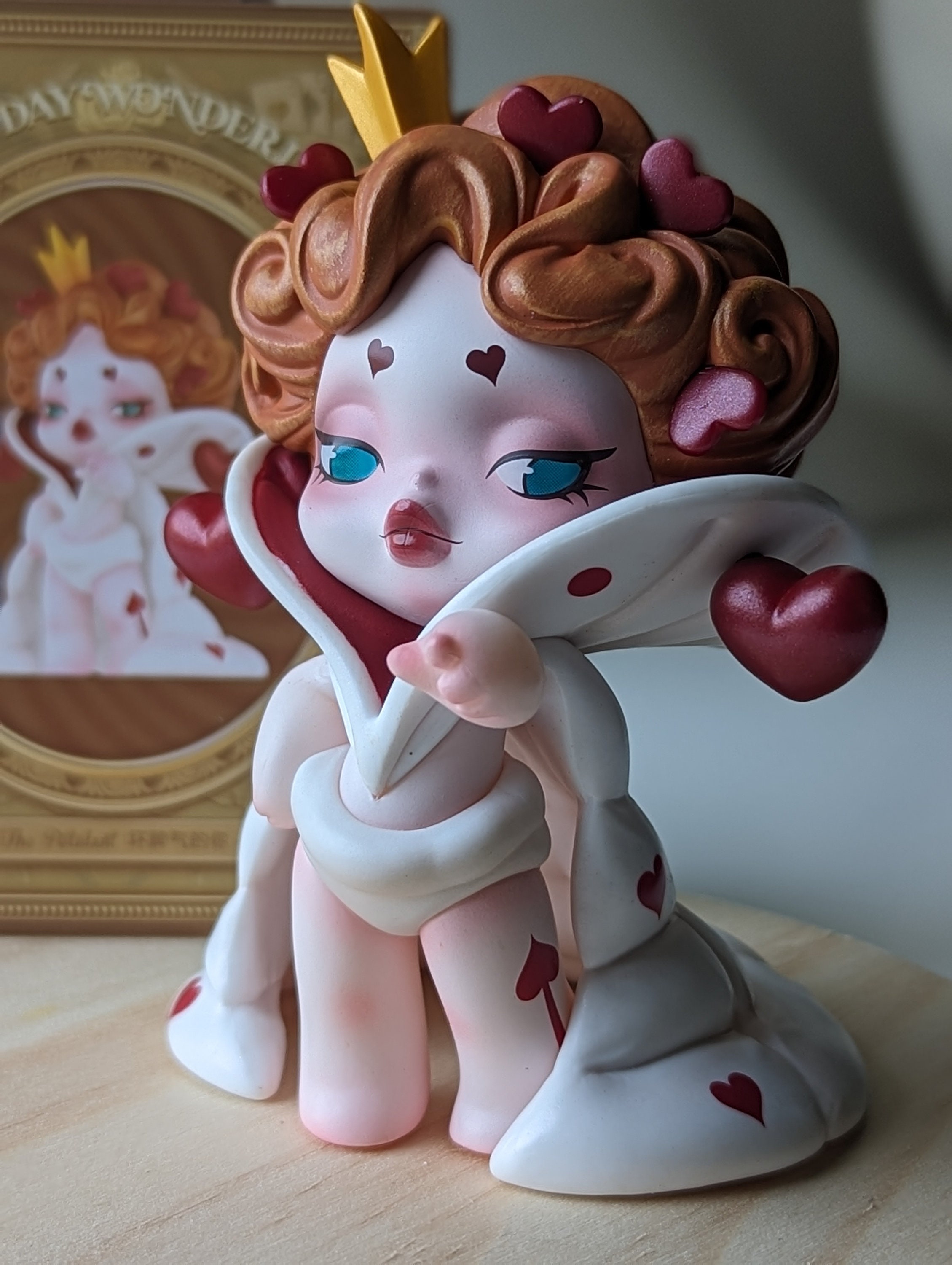 SKULLPANDA the Petulant (queen of Hearts) From Everyday Wonderland