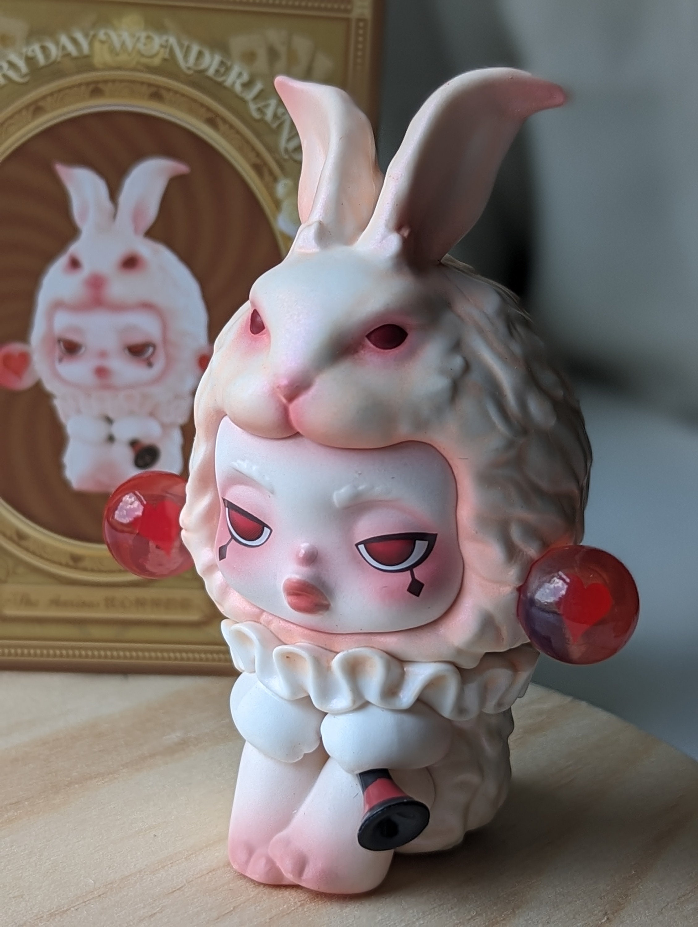 White Rabbitのうさみみボンネット オフ白×ピンク Alice meets White Rabbit | BABY, THE STARS SHINE BRIGHT