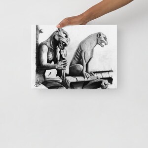 Gargoyles Thin canvas