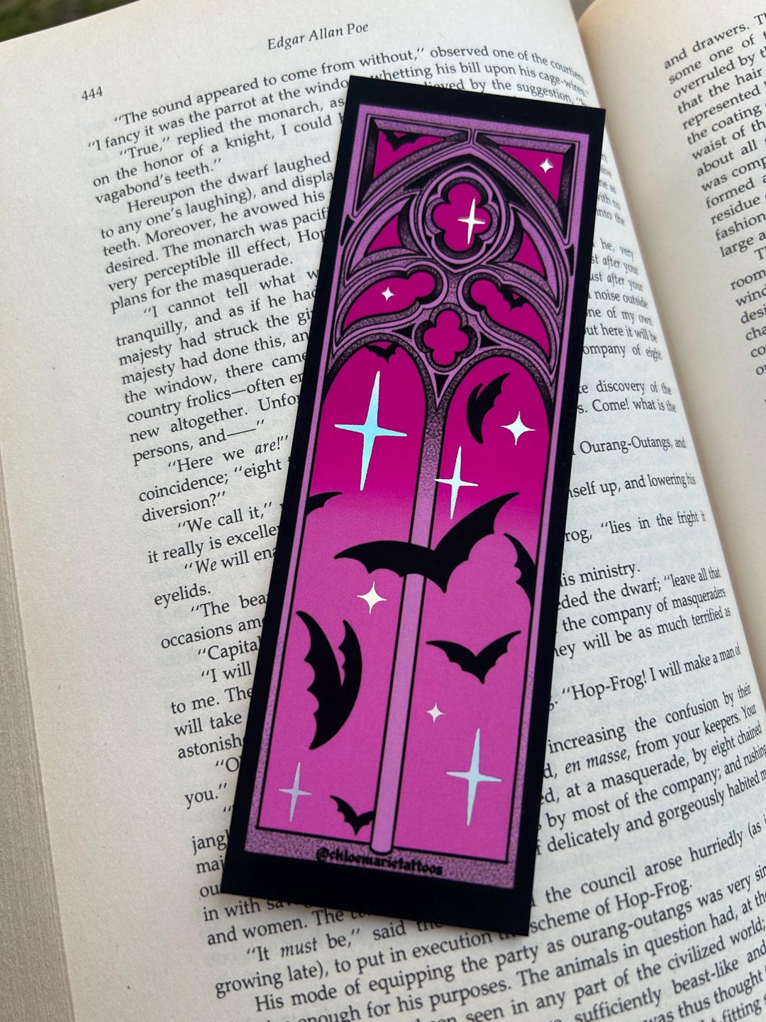 Cathedral Window Bookmark - Etsy