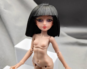 Wig Cleopatra style for dolls OF OUR SHOP. 1/12, 1/8, 1/16 different colors