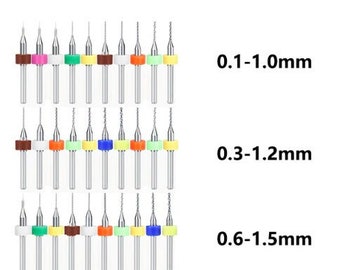 Drill bit for Mini Hand Drill D.01-2.0 mm (0,0039 - 0,079 inches).
